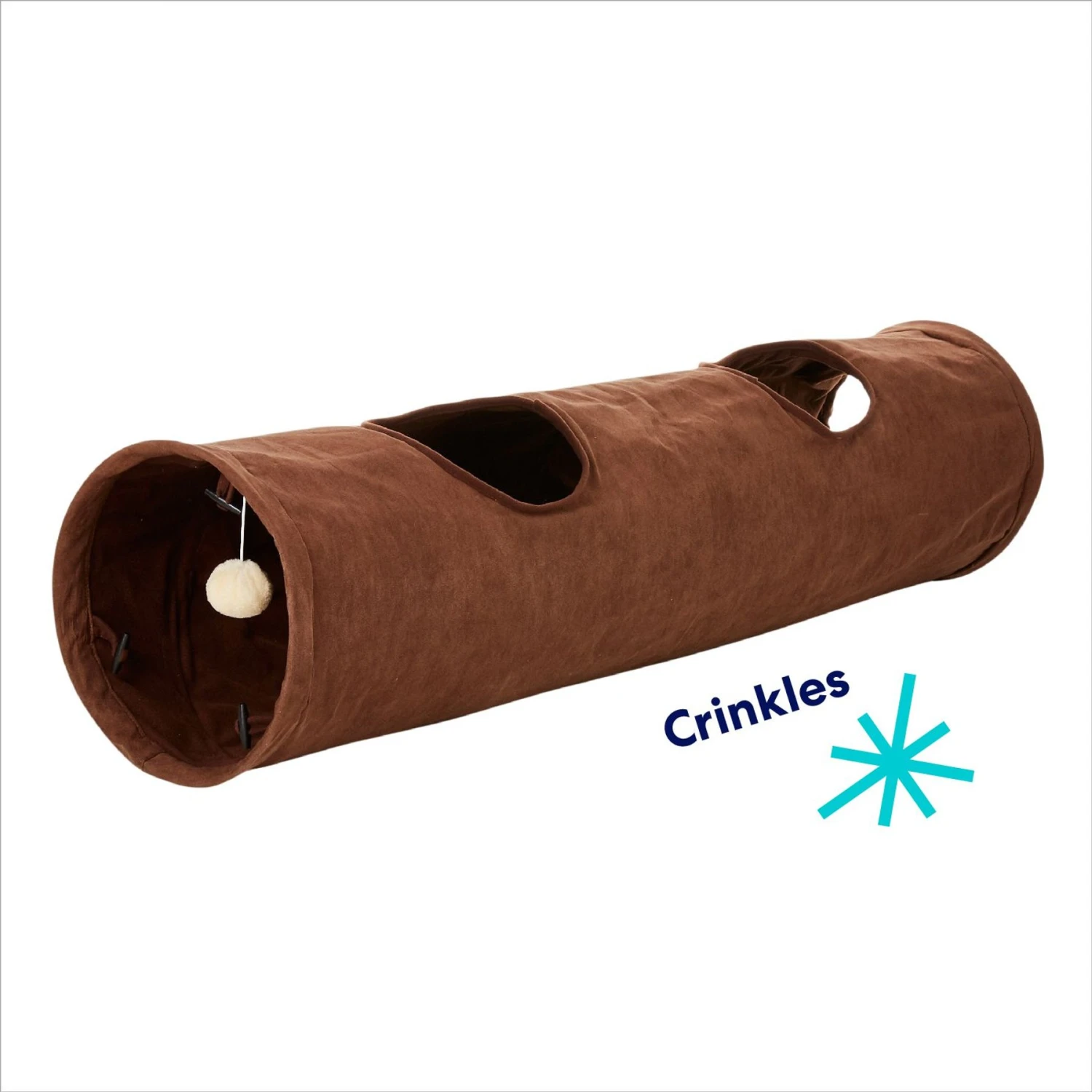 Frisco 47-in Foldable Crinkle Play Tunnel With 2 Windows 3 Frisco 47-in Foldable Crinkle Play Tunnel With 2 Windows - Image 3