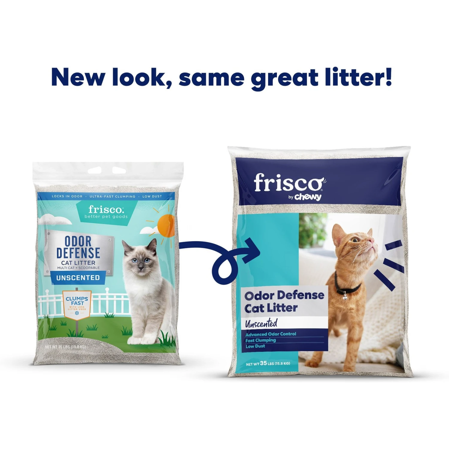 Frisco Unscented Clumping Clay Cat Litter, 35-lb Bag 2 Frisco Unscented Clumping Clay Cat Litter, 35-lb Bag - Image 2