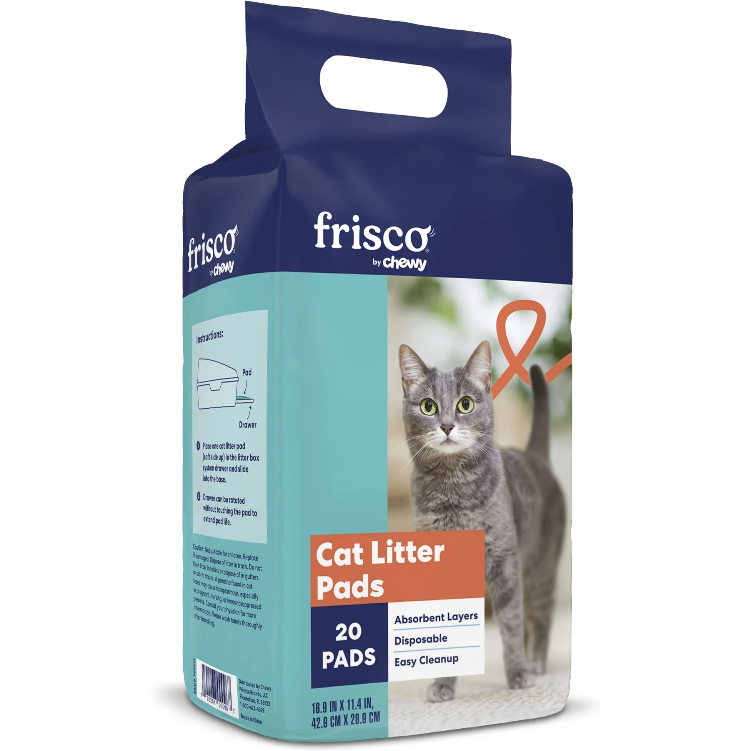 Frisco Cat Litter Pads, Unscented 1 Frisco Cat Litter Pads, Unscented