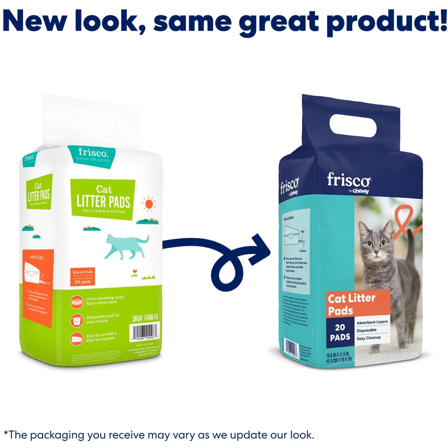 Frisco Cat Litter Pads, Unscented 2 Frisco Cat Litter Pads, Unscented - Image 2