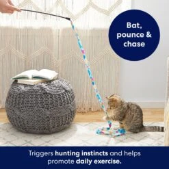 Frisco Fabric Teaser Wand Cat Toy 6 Frisco Fabric Teaser Wand Cat Toy -Frisco 161196 PT5. AC SS1800 V1691783969