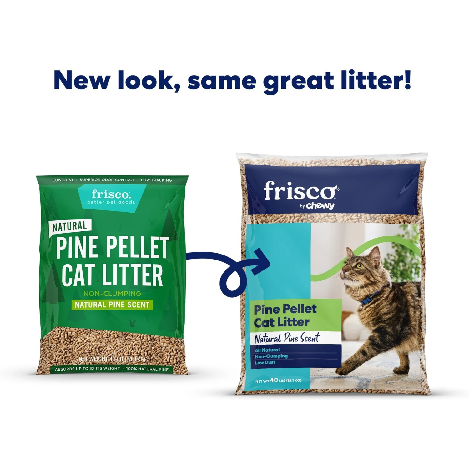 Frisco Pine Pellet Unscented Non-Clumping Wood Cat Litter 2 Frisco Pine Pellet Unscented Non-Clumping Wood Cat Litter - Image 2