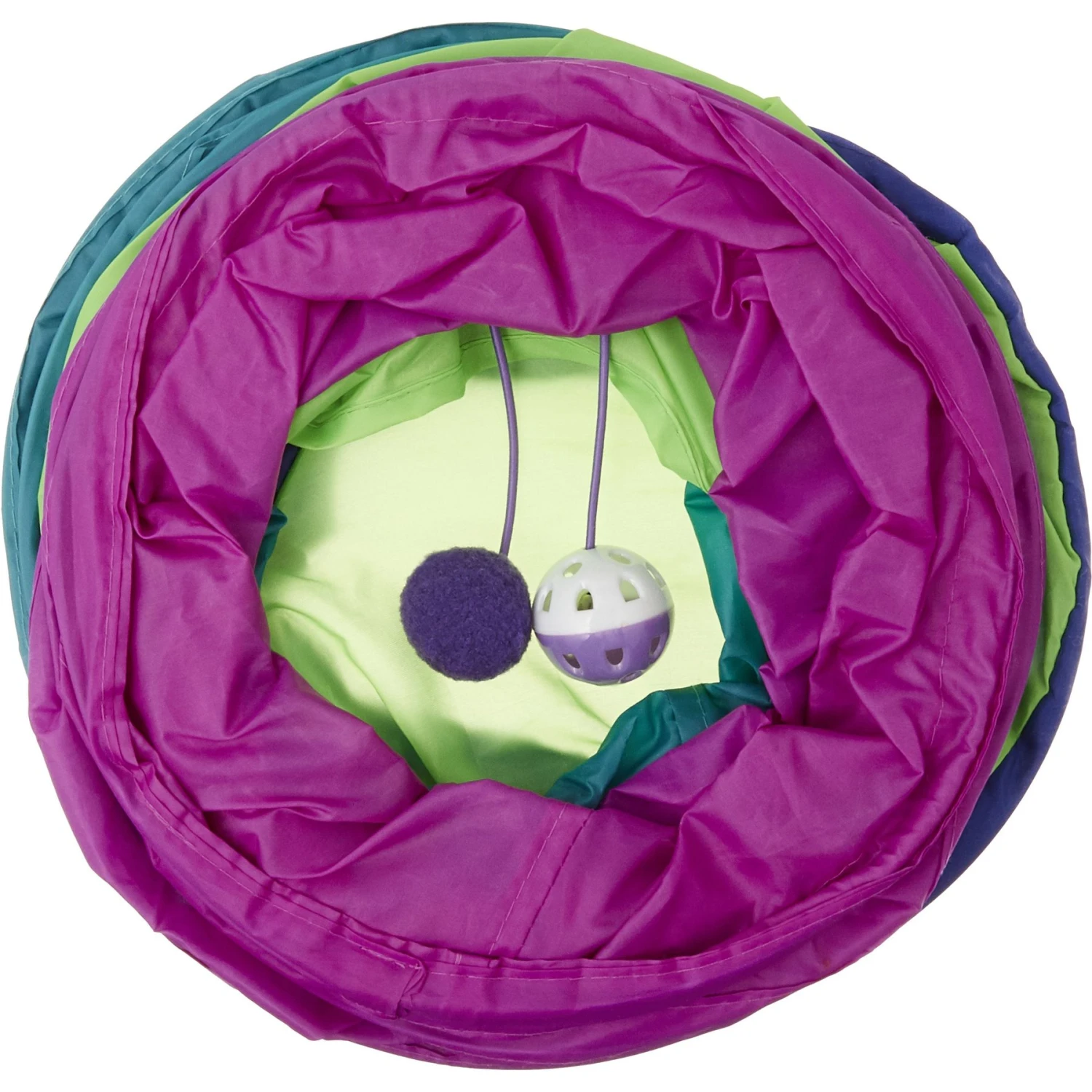 Frisco Foldable Play Tri-Tunnel Cat Toy 5 Frisco Foldable Play Tri-Tunnel Cat Toy - Image 5