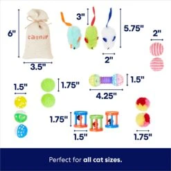 Frisco Plush, Teaser, Ball & Tunnel Variety Pack Cat Toy With Catnip 9 Frisco Plush, Teaser, Ball & Tunnel Variety Pack Cat Toy With Catnip -Frisco 169688 PT3. AC SS1800 V1692190912