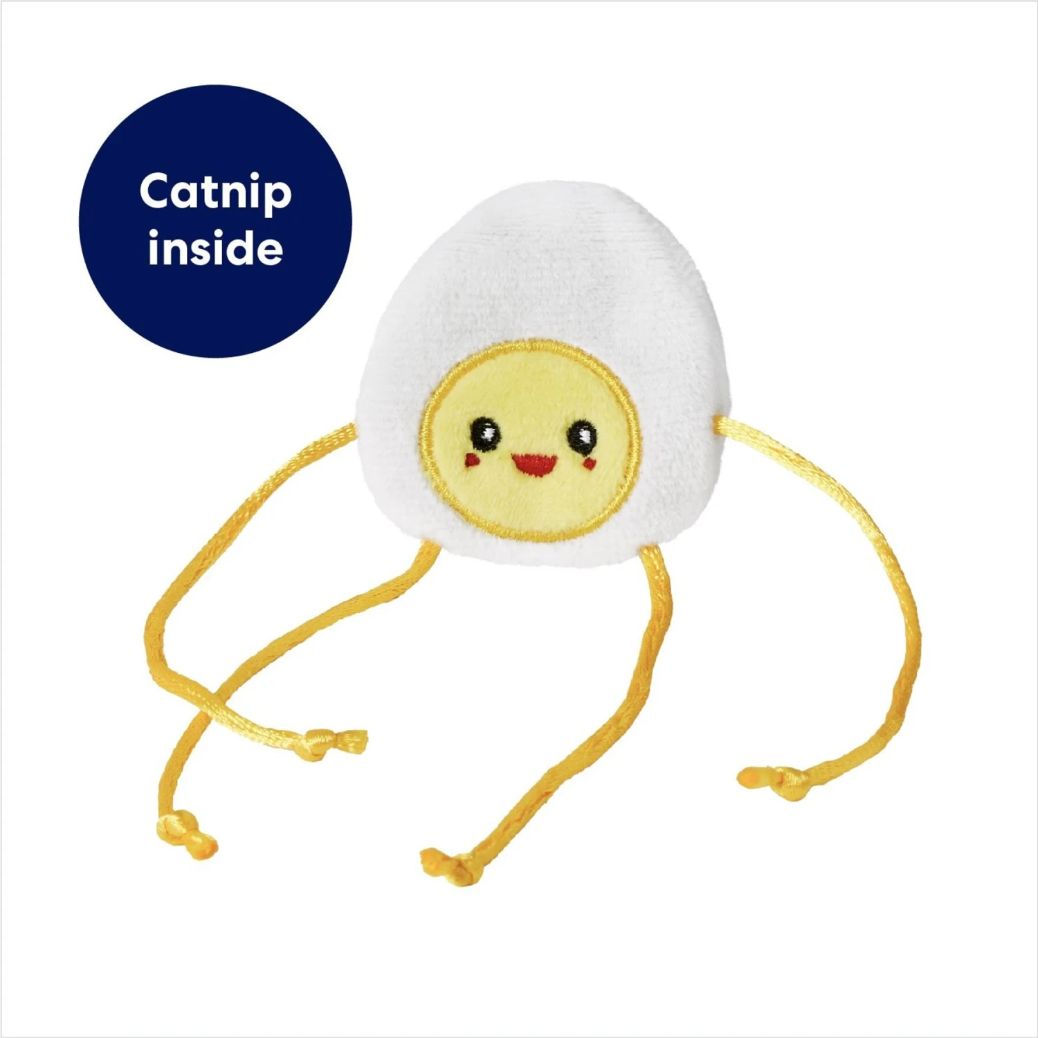 Frisco Plush Dangly Egg Buddy Cat Toy With Catnip 3 Frisco Plush Dangly Egg Buddy Cat Toy With Catnip - Image 3
