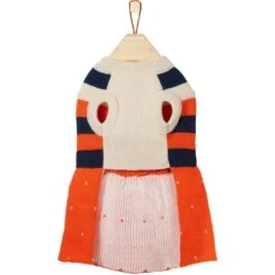 Frisco Pom Pom Bow Striped Dog & Cat Sweater Dress 11 Frisco Pom Pom Bow Striped Dog & Cat Sweater Dress -Frisco 223722 PT4. AC SS1800 V1599508586
