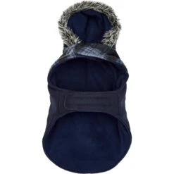 Frisco Plaid Hooded Insulated Dog & Cat Peacoat -Frisco 223874 PT4. AC SS1800 V1599160879