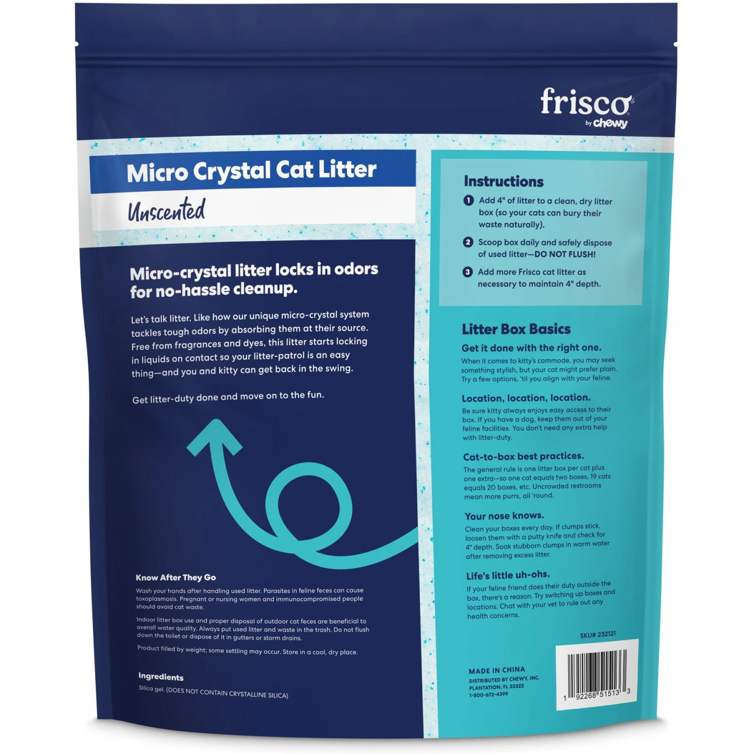 Frisco Micro Crystal Unscented Non-Clumping Crystal Cat Litter 3 Frisco Micro Crystal Unscented Non-Clumping Crystal Cat Litter - Image 3