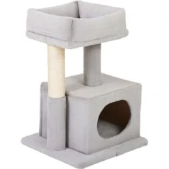 Frisco 24.8-in Faux Fur Cat Tree & Condo -Frisco 236544 PT2. AC SS1800 V1637694132