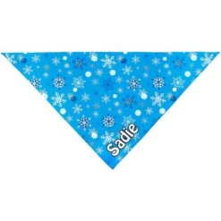 Frisco Blue Snowflakes Personalized Dog & Cat Bandana 11 Frisco Blue Snowflakes Personalized Dog & Cat Bandana -Frisco 242803 PT3. AC SS1800 V1618507971