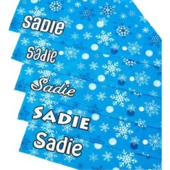 Frisco Blue Snowflakes Personalized Dog & Cat Bandana 12 Frisco Blue Snowflakes Personalized Dog & Cat Bandana -Frisco 242803 PT4. AC SS1800 V1618511514