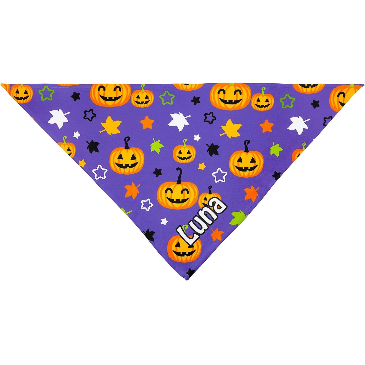 Frisco Halloween Pumpkins Personalized Dog & Cat Bandana 4 Frisco Halloween Pumpkins Personalized Dog & Cat Bandana - Image 4