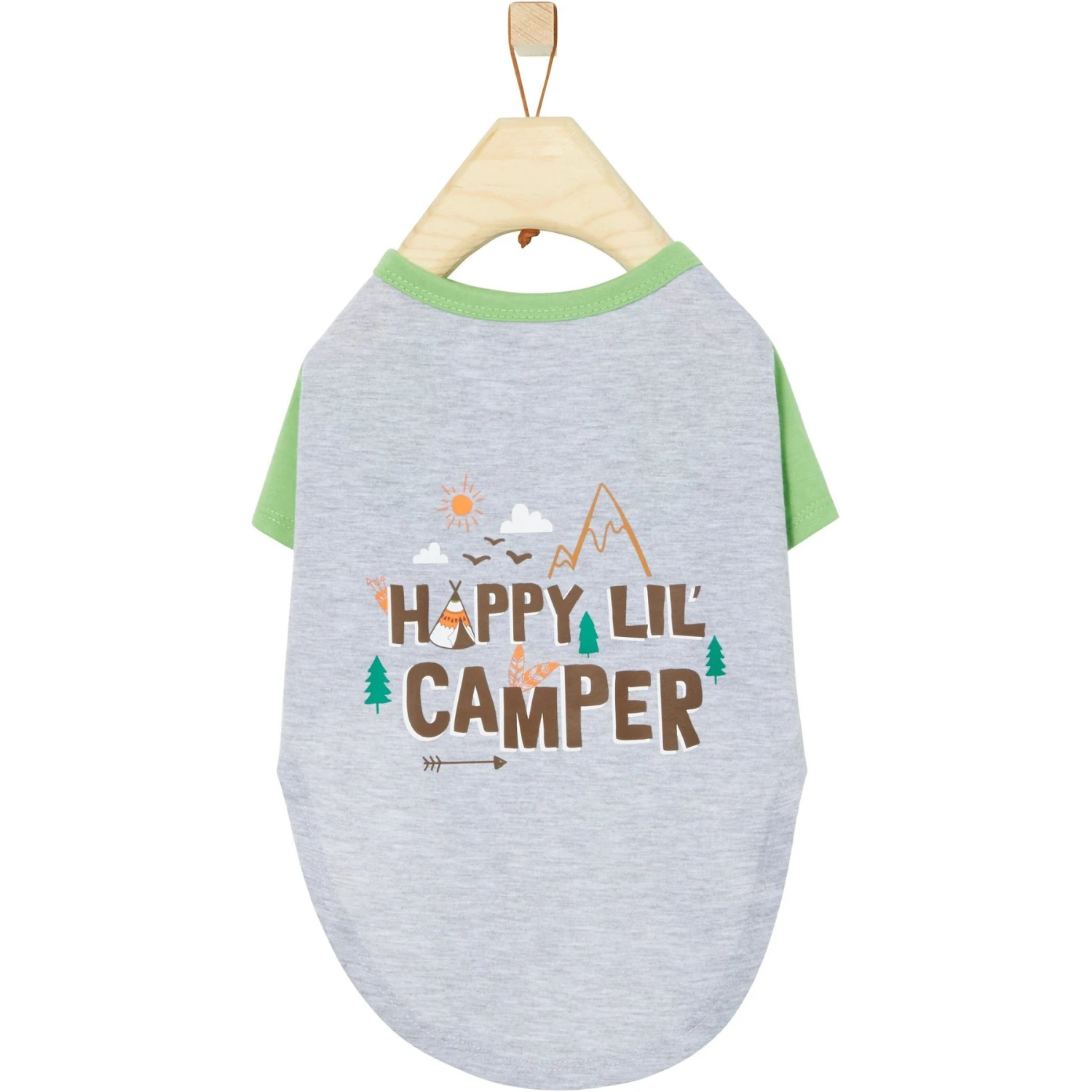 Frisco Happy Lil' Camper Dog & Cat T-Shirt 1 Frisco Happy Lil' Camper Dog & Cat T-Shirt