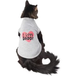 Frisco I Love Daddy Dog & Cat T-Shirt, Gray 9 Frisco I Love Daddy Dog & Cat T-Shirt, Gray -Frisco 249263 PT2. AC SS1800 V1624616254