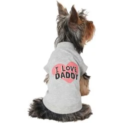 Frisco I Love Daddy Dog & Cat T-Shirt, Gray 10 Frisco I Love Daddy Dog & Cat T-Shirt, Gray -Frisco 249263 PT3. AC SS1800 V1624618359