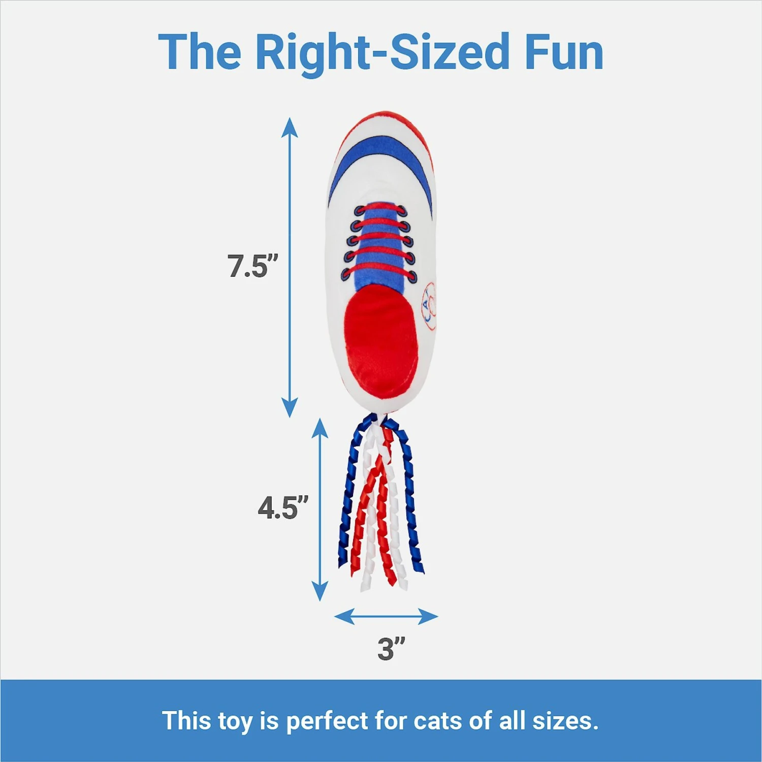 Frisco Baseball Cleat Cat Toy 2 Frisco Baseball Cleat Cat Toy - Image 2