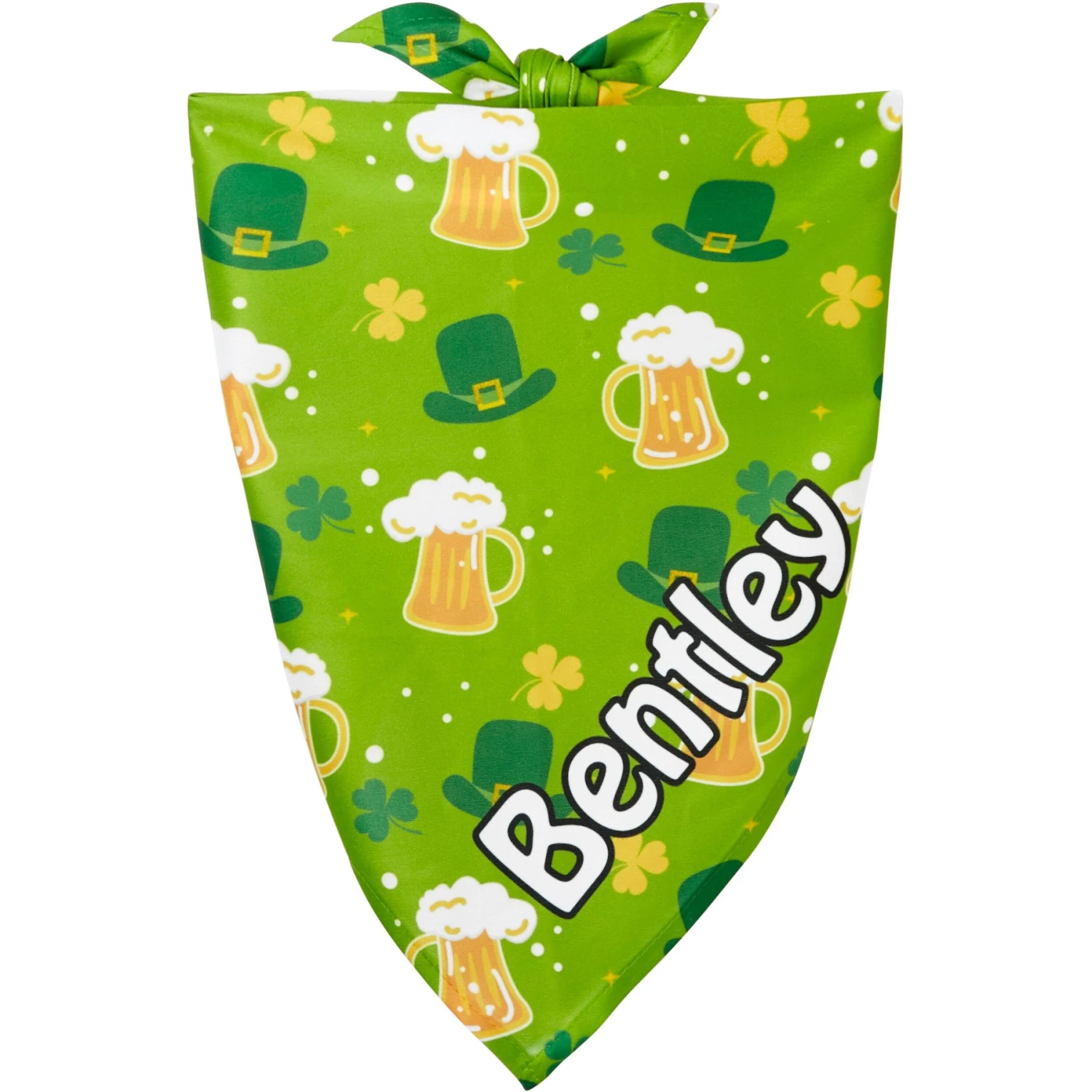Frisco Green Ale Personalized Dog & Cat Bandana 1 Frisco Green Ale Personalized Dog & Cat Bandana