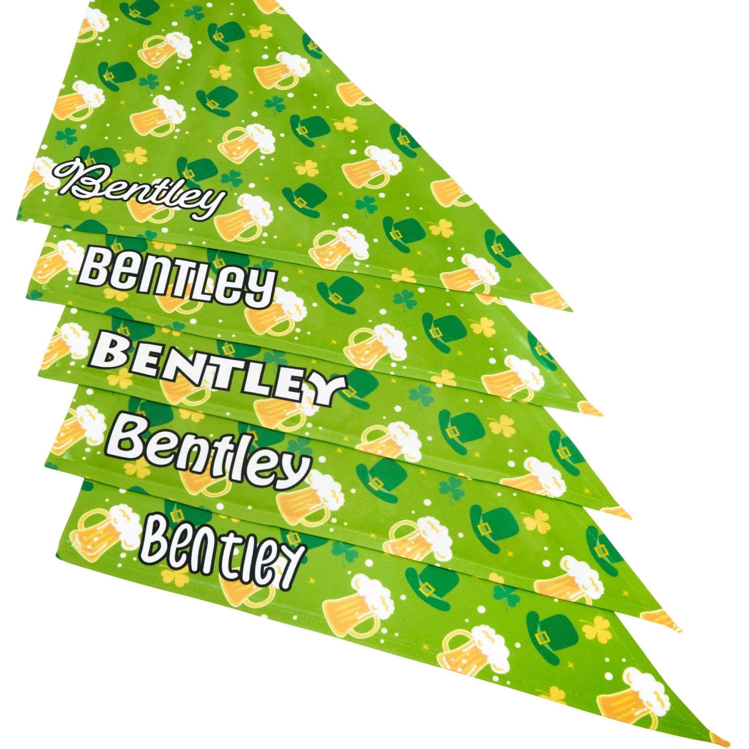 Frisco Green Ale Personalized Dog & Cat Bandana 5 Frisco Green Ale Personalized Dog & Cat Bandana - Image 5