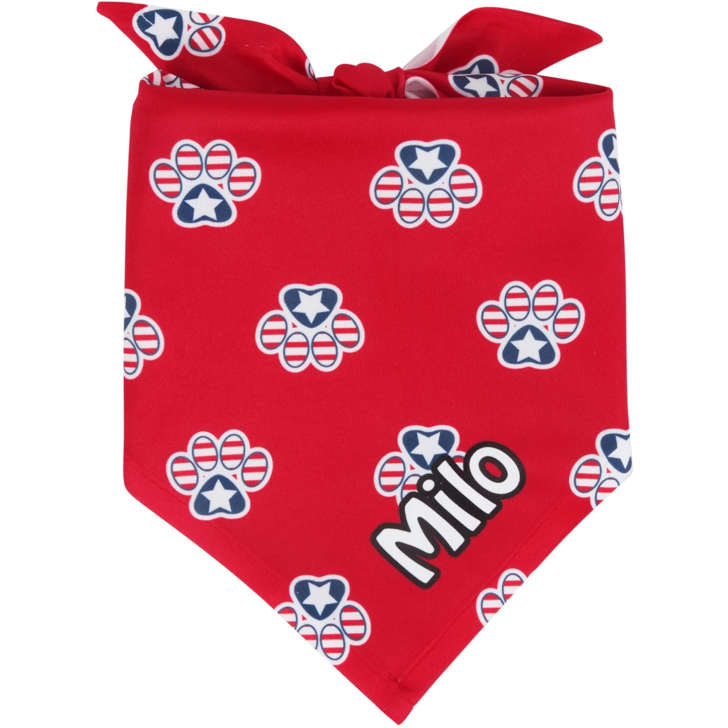 Frisco Patriotic Paws Personalized Dog & Cat Bandana 1 Frisco Patriotic Paws Personalized Dog & Cat Bandana
