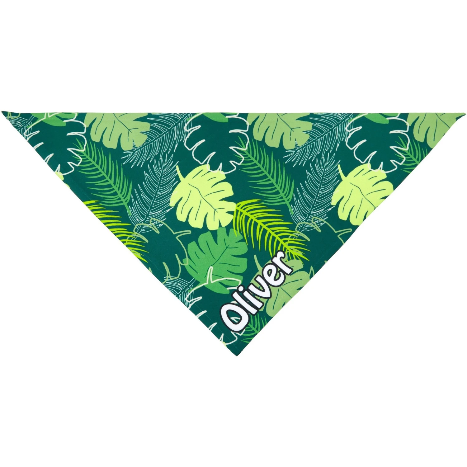 Frisco Tropical Palms Personalized Dog & Cat Bandana 3 Frisco Tropical Palms Personalized Dog & Cat Bandana - Image 3