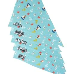 Frisco Nautical Personalized Dog & Cat Bandana 13 Frisco Nautical Personalized Dog & Cat Bandana -Frisco 258762 PT4. AC SS1800 V1619560038