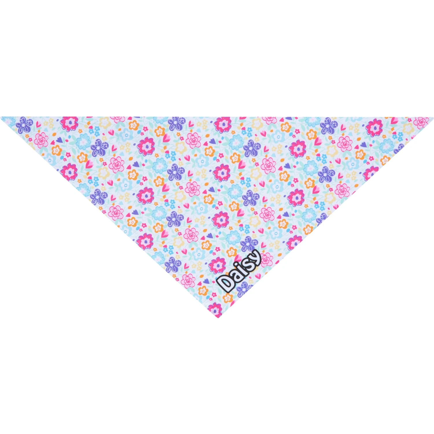 Frisco Bright Floral Personalized Dog & Cat Bandana 4 Frisco Bright Floral Personalized Dog & Cat Bandana - Image 4