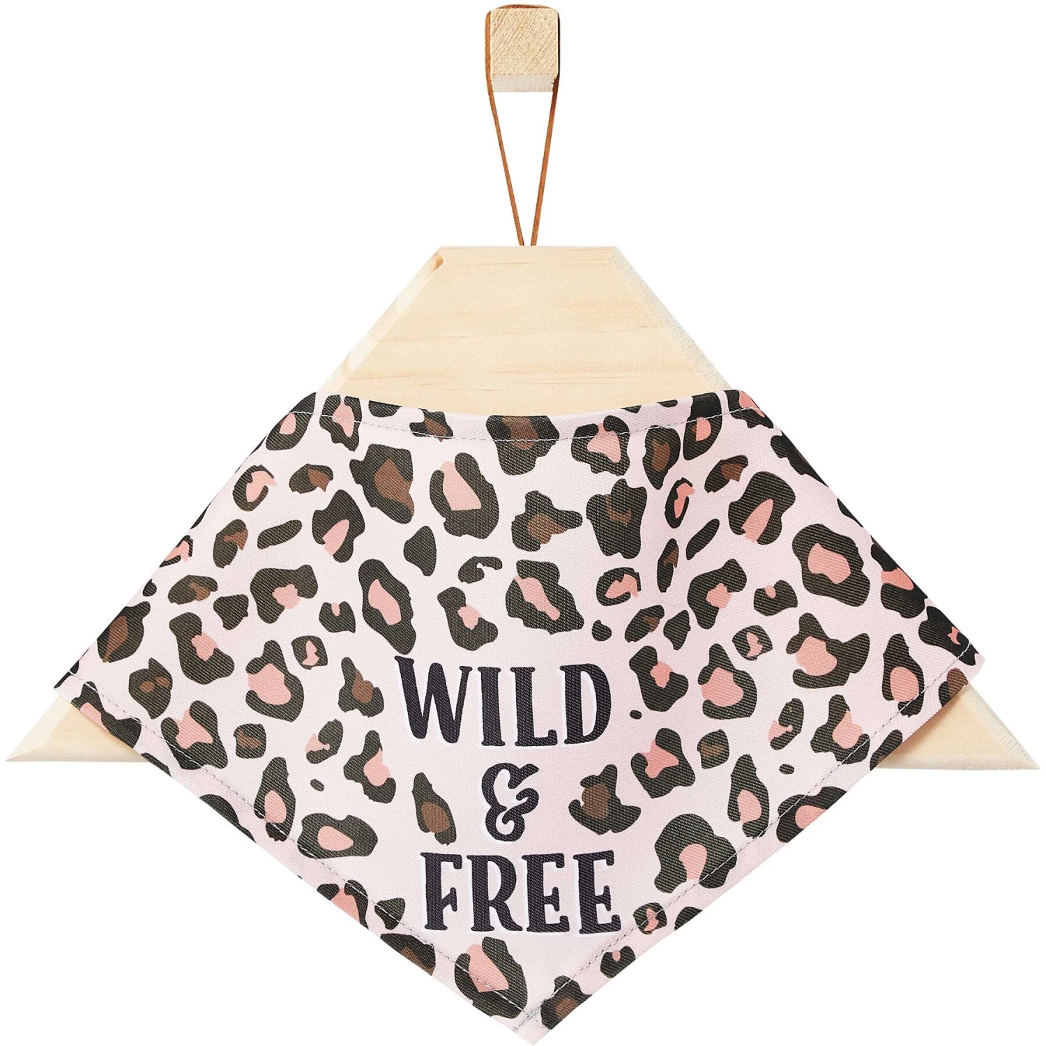 Frisco Pink Leopard Dog & Cat Bandana 1 Frisco Pink Leopard Dog & Cat Bandana