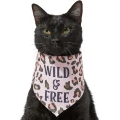 Frisco Pink Leopard Dog & Cat Bandana 11 Frisco Pink Leopard Dog & Cat Bandana -Frisco 267922 PT3. AC SS1800 V1637687868