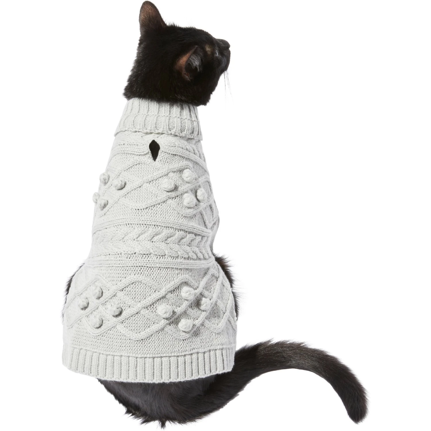 Frisco Boho Bobble-Knit Dog & Cat Sweater 3 Frisco Boho Bobble-Knit Dog & Cat Sweater - Image 3