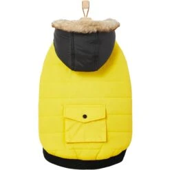 Frisco Heavyweight Anchorage Insulated Dog & Cat Parka, Yellow/Black 10 Frisco Heavyweight Anchorage Insulated Dog & Cat Parka, Yellow/Black -Frisco 268397 PT4. AC SS1800 V1628792817