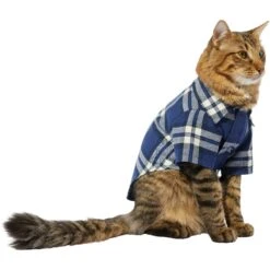 Frisco Navy Plaid Dog & Cat Flannel Shirt 12 Frisco Navy Plaid Dog & Cat Flannel Shirt -Frisco 268596 PT3. AC SS1800 V1637652439