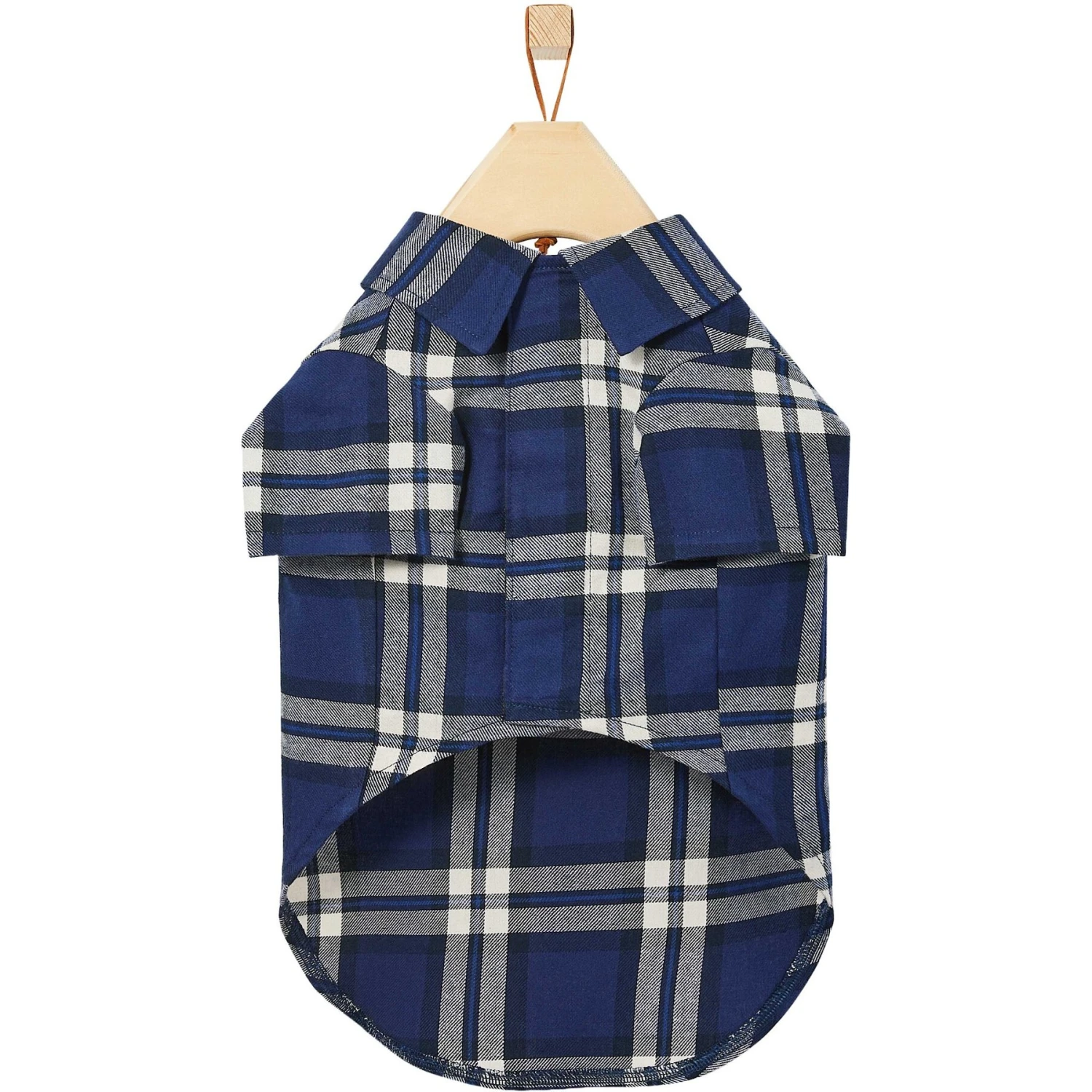 Frisco Navy Plaid Dog & Cat Flannel Shirt 5 Frisco Navy Plaid Dog & Cat Flannel Shirt - Image 5