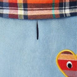 Frisco Chambray Plaid Dog & Cat Dress -Frisco 268637 PT5. AC SS1800 V1637725917