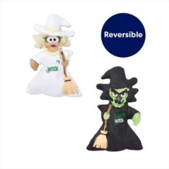 Frisco Halloween Good Witch, Bad Witch Reversible Plush Cat Toy With Catnip 7 Frisco Halloween Good Witch, Bad Witch Reversible Plush Cat Toy With Catnip -Frisco 270301 PT2. AC SS1800 V1689872847