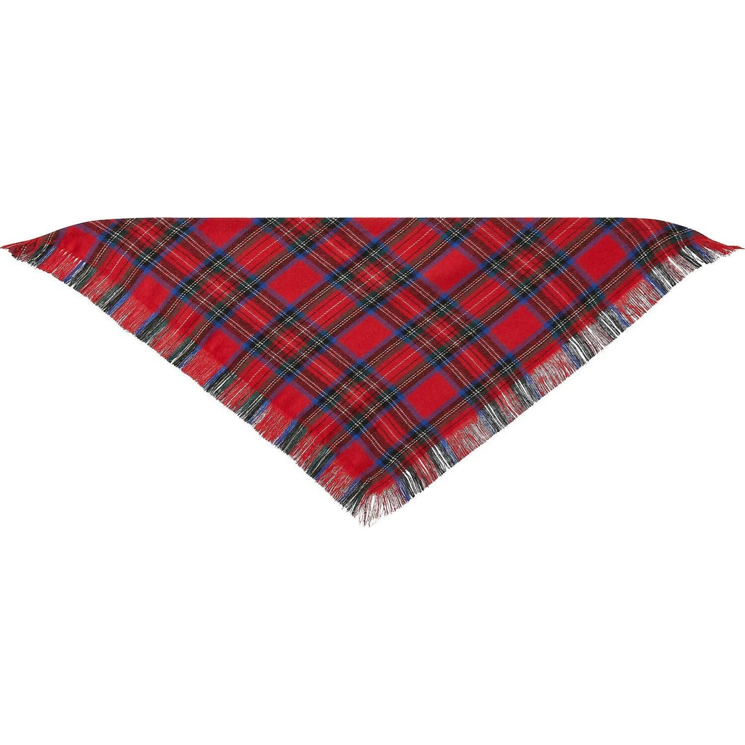 Frisco Red/Green Plaid Dog & Cat Flannel Bandana 5 Frisco Red/Green Plaid Dog & Cat Flannel Bandana - Image 5