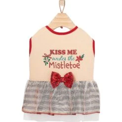 Frisco Kiss Me Under The Mistletoe Dog & Cat Dress