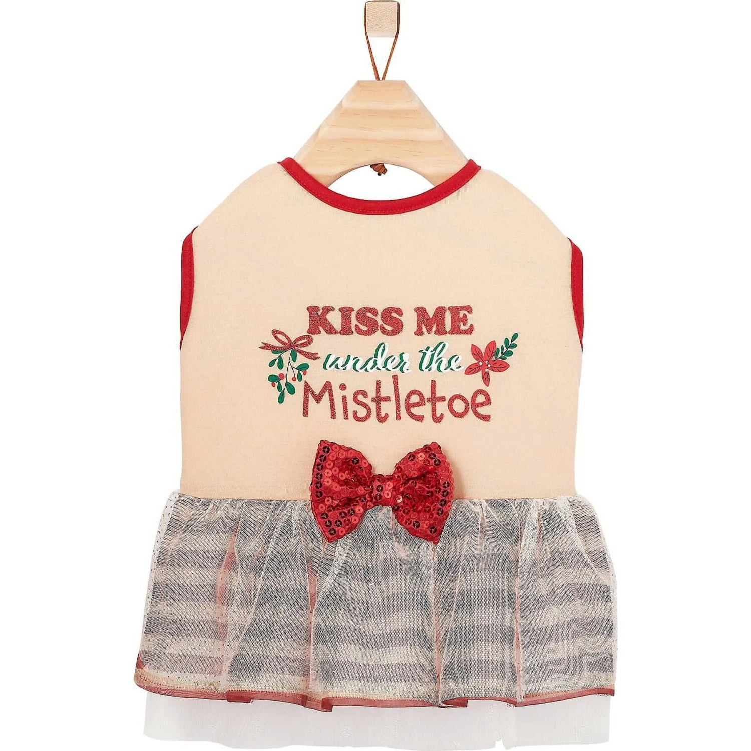 Frisco Kiss Me Under The Mistletoe Dog & Cat Dress 1 Frisco Kiss Me Under The Mistletoe Dog & Cat Dress