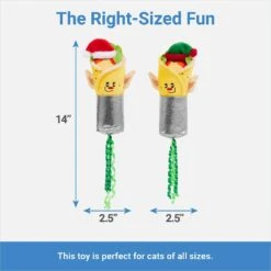 Frisco Holiday Elf Burrito Plush Cat Toy With Catnip, 2 Count 4 Frisco Holiday Elf Burrito Plush Cat Toy With Catnip, 2 Count -Frisco 287375 PT1. AC SS1800 V1637787705