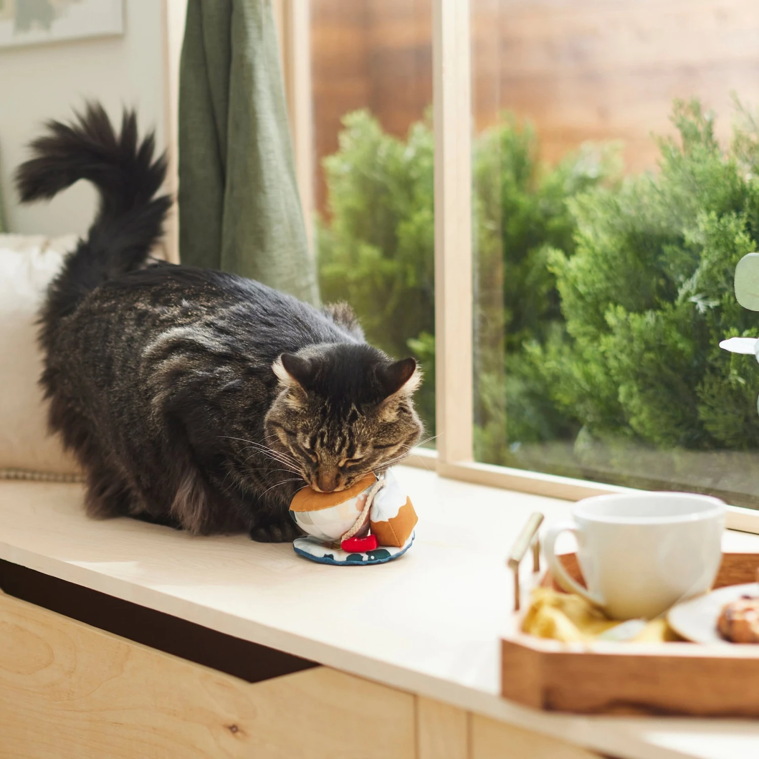 Frisco Brunch Teacup Plush Cat Toy With Catnip 3 Frisco Brunch Teacup Plush Cat Toy With Catnip - Image 3