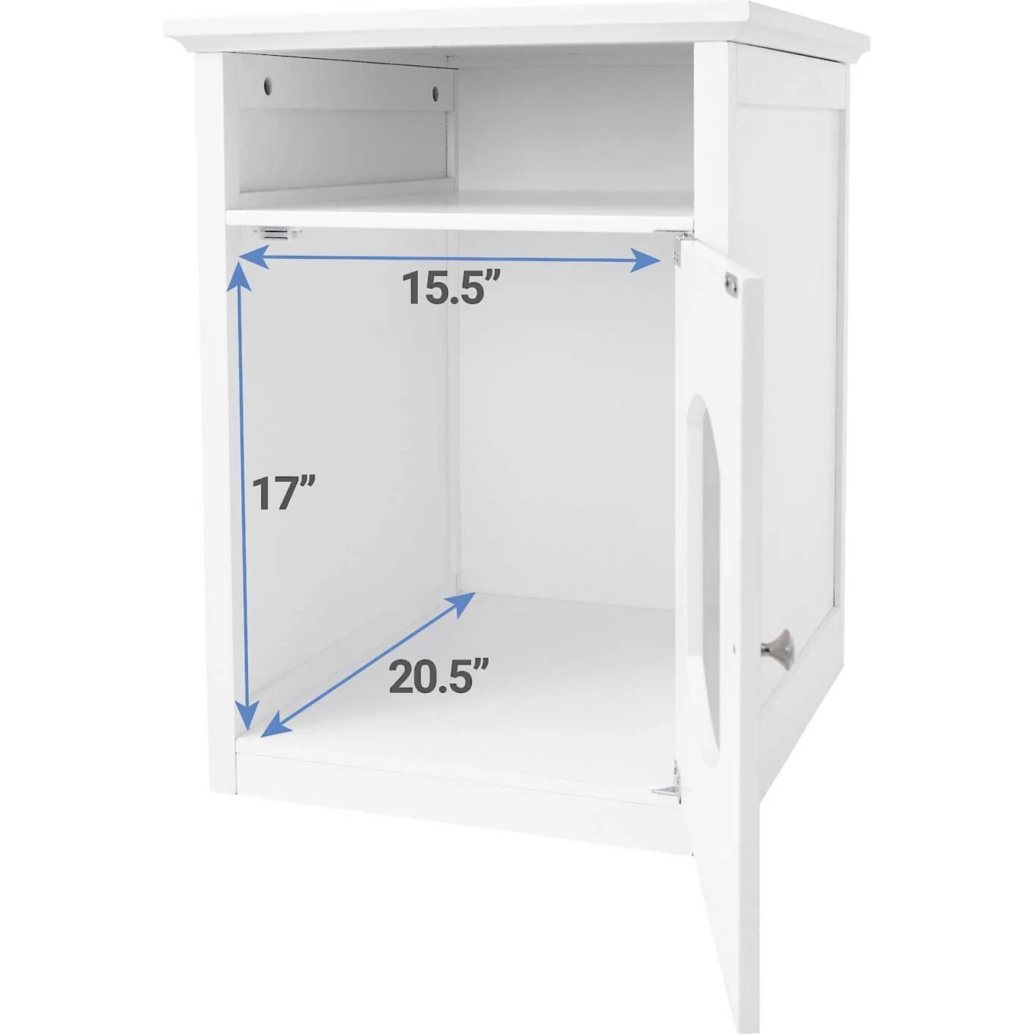 Frisco Decorative Side Table Cat Litter Box Cover & Frisco Open Top Cat Litter Box With Rim, Large 4 Frisco Decorative Side Table Cat Litter Box Cover & Frisco Open Top Cat Litter Box With Rim, Large - Image 4