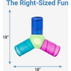 Hartz Delectables Stew Chicken & Tuna Lickable Cat Treat & Frisco Foldable Play Tri-Tunnel Cat Toy -Frisco 298074 PT5. AC SS1800 V1621266436
