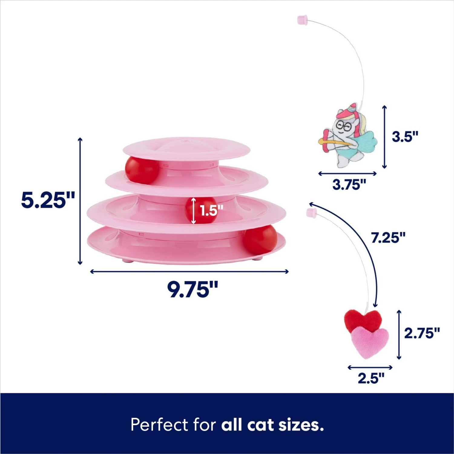 Frisco Unicorn Cat Tracks Cat Toy With Catnip 2 Frisco Unicorn Cat Tracks Cat Toy With Catnip - Image 2