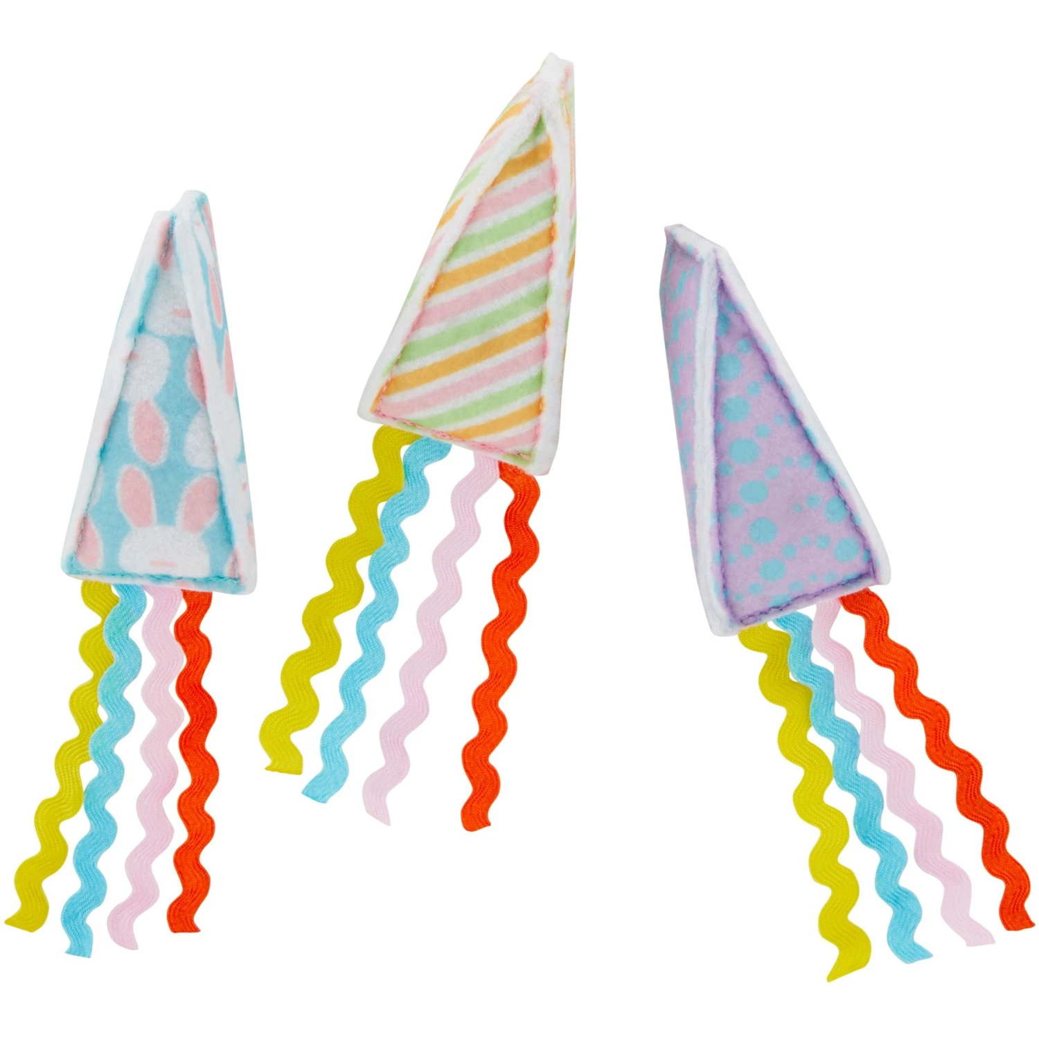 Frisco Spring Party Hat Kickers Cat Toy With Catnip 1 Frisco Spring Party Hat Kickers Cat Toy With Catnip