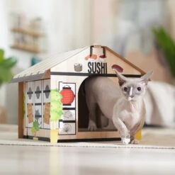 Frisco Sushi Shop Cardboard Cat House 8 Frisco Sushi Shop Cardboard Cat House -Frisco 308827 PT3. AC SS1800 V1676566490