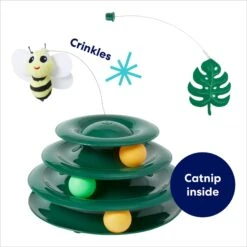 Frisco Bee & Leaf Cat Tracks Cat Toy With Catnip 7 Frisco Bee & Leaf Cat Tracks Cat Toy With Catnip -Frisco 308889 PT2. AC SS1800 V1695760990