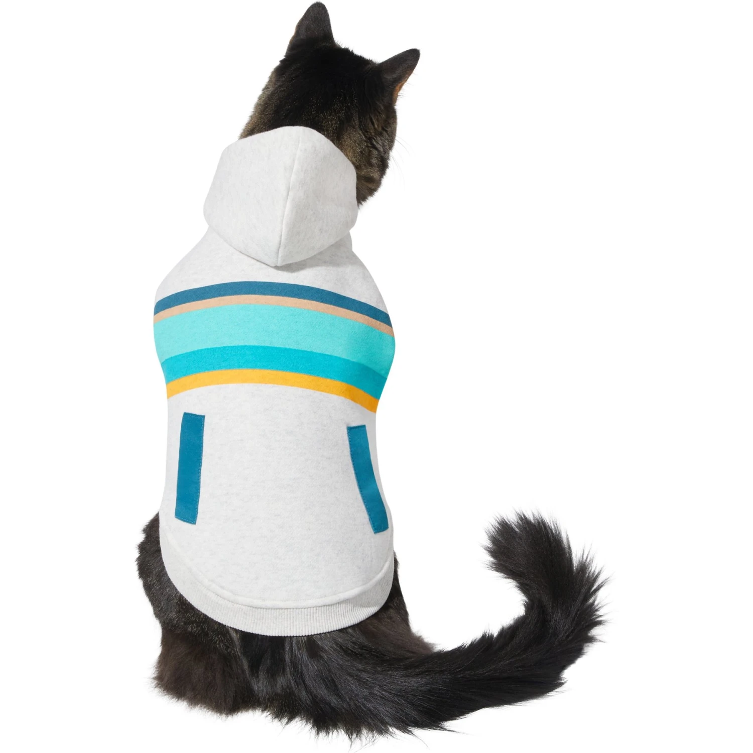 Frisco Striped Dog & Cat Hoodie 3 Frisco Striped Dog & Cat Hoodie - Image 3