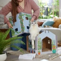 Frisco Greenhouse Cardboard Cat House -Frisco 317737 PT3. AC SS1800 V1688677249