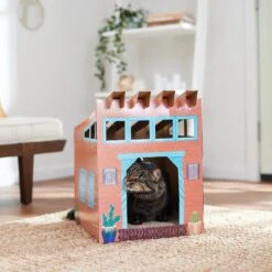 Frisco Southwestern House Cardboard Cat House 7 Frisco Southwestern House Cardboard Cat House -Frisco 317739 PT3. AC SS1800 V1642099125