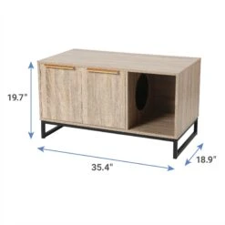Frisco Walkway Entrance Two Door Bench Cat Litter Box Cover 6 Frisco Walkway Entrance Two Door Bench Cat Litter Box Cover -Frisco 322631 PT2. AC SS1800 V1657656807