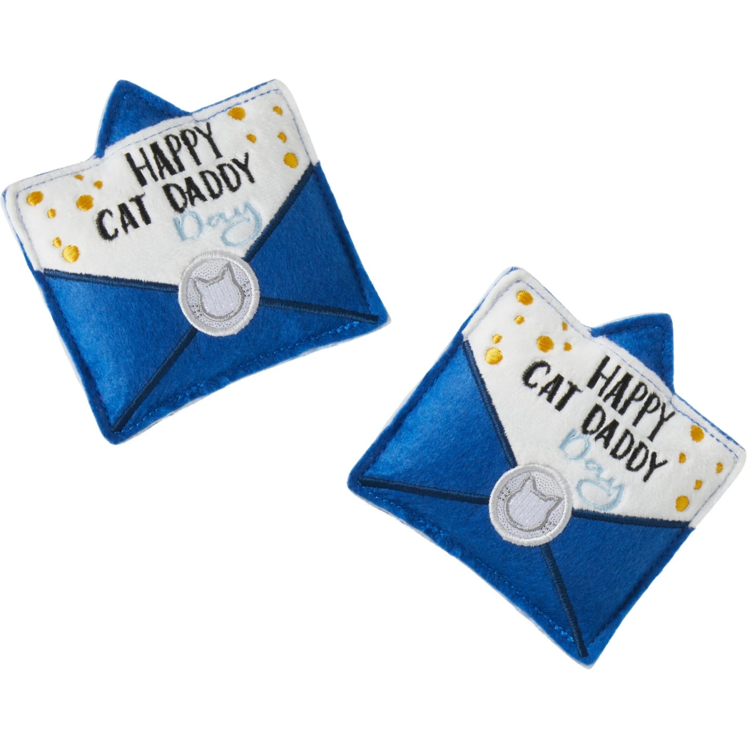 Frisco Father's Day Card Felt Cat Toy With Catnip, 2 Count 1 Frisco Father's Day Card Felt Cat Toy With Catnip, 2 Count